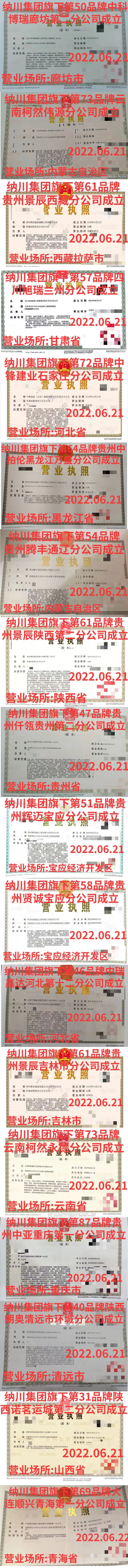中科博瑞廊坊第二分公司等十七家成立